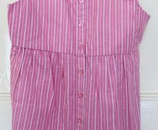 Girls pink button detail summer top