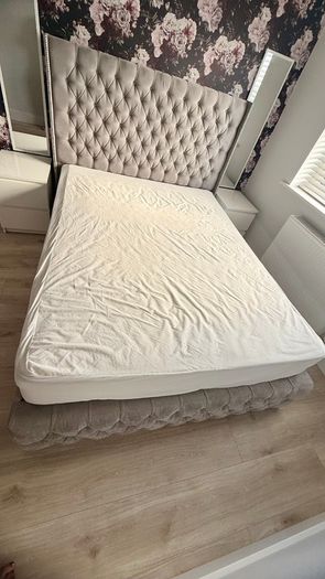 King Size Ottoman Bed and Respa Orthopaedic Mattress