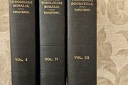 Synopsis  Dogmatic Theology  For Seminar Use  Adapted To The Mentality Of S. Thomas And S. Alphonsus Today's Morals. Volumes 1,2,3. 1930 Hardbacks In  Good Condition. See Photos For Same.