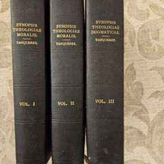 Synopsis  Dogmatic Theology  For Seminar Use  Adapted To The Mentality Of S. Thomas And S. Alphonsus Today's Morals. Volumes 1,2,3. 1930 Hardbacks In  Good Condition. See Photos For Same.