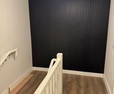 5x black oak acoustic panels
