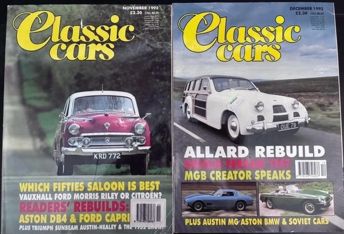 Classic Cars Magazines x2