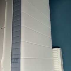 bed frame/ new mattress