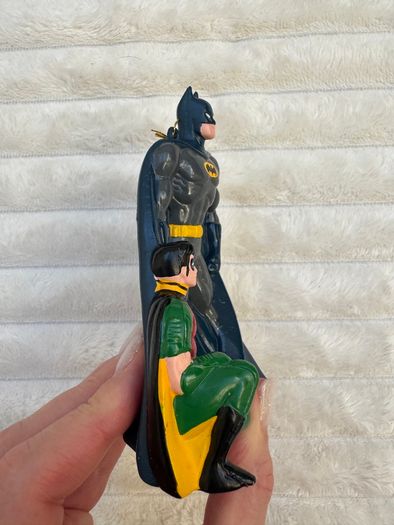 Vintage Batman & Robin Christmas Ornament by Kurt S. Adler 2000 Used Please see photos