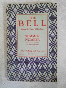 1944 The Bell Edited by Sean O'Faolain Summer Number
