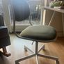 Swivel chair, white/Vissle yellow-green Image 3