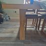 solid oak dining table Image 4