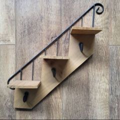 Coat hanger and stair shelf
