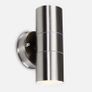 Modern Stainless Steel Outdoor Garden Up/Down Security Wall Light - IP44 Rated Image 4