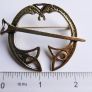 Vintage Beautiful Celtic Brooch made of Bronze Image 8
