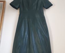 Sosandar Faux Leather Dress Size Uk 10
