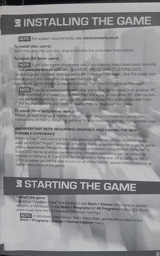Mirror's Edge PC DVD-ROM Complete CIB with Bonus Soundtrack CD