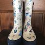 Decorative White Wellingtons - Size 37 Image 3