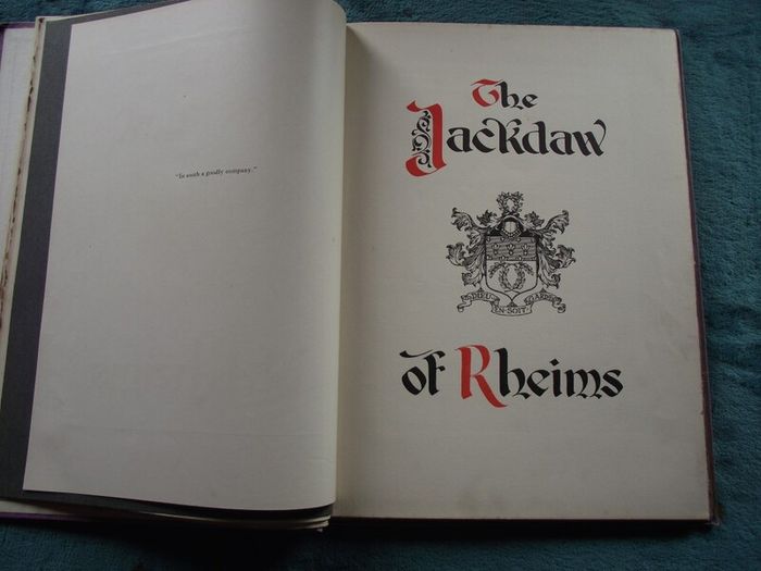 The Jackdaw of Rheims - Thomas Ingoldsby - Gay & Hancock London 1913