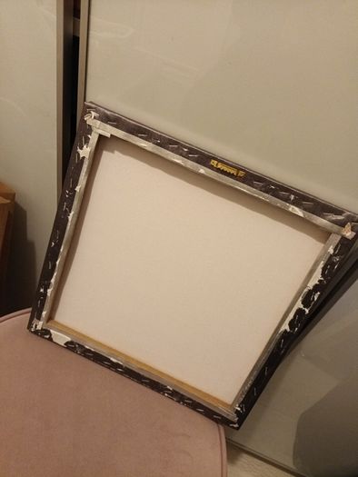 Silver grey canvas picture