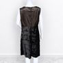 Pre Owned Next Bronze & Brown Embellished Tiered Cocktail Dress Image 5