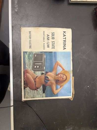 Vintage Boxed Katrina AM LW Transistor Radio