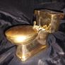 Vintage Brass Lidded Ashtray Image 2