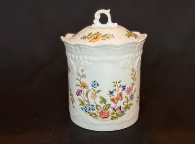 Aynsley Bone China Cottage Garden Biscuit Jar