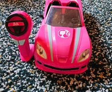 Remote control barbie car