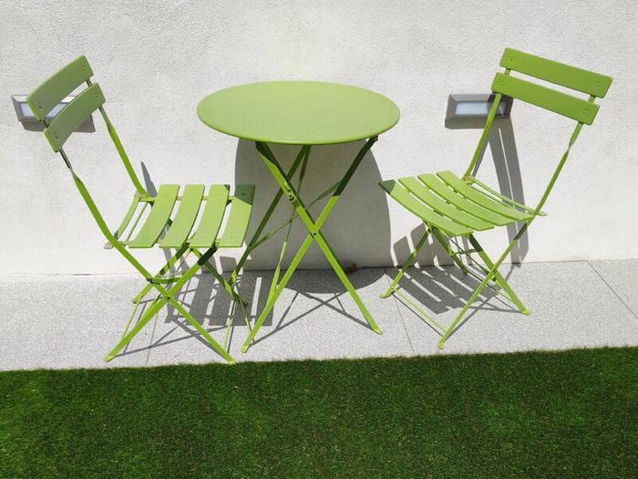 Garden Bistro Set Foldable