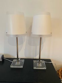 bedside/table lamps set