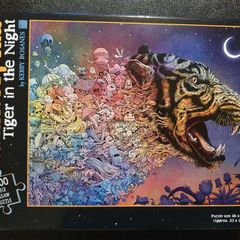 Animorphia Tiger in the Night 1000 Piece Jigsaw Puzzle