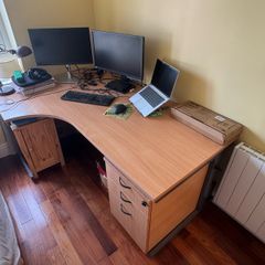 Beech Radial Desk