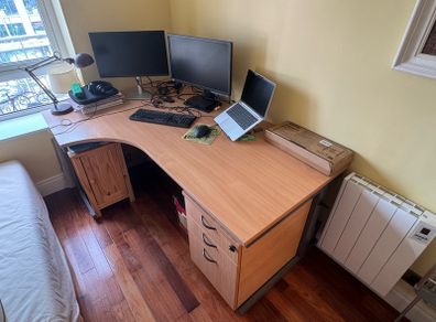 Beech Radial Desk