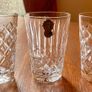 Three Pristine Vintage Waterford Crystal Tumblers, Two Adare 5oz, One Tramore 5oz. Image 2