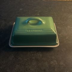 Le Creuset Butter Dish Green