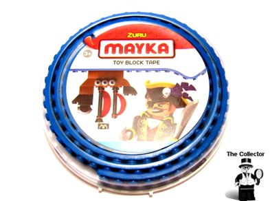 LEGO ZURU MAYKA Tape Blue 2 Stud Wide 1 Metres Long 3.2 FT Adhesive Toy Block Tape Brand New Sealed