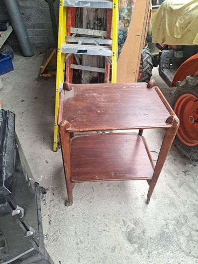 Antique tea trolley