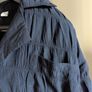 Navy blouse oversized woman shirt Image 4