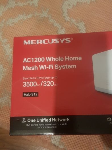 Mercusys  AC1200 whole home mesh wi -fi sistem