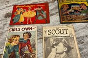 vintage book magazine