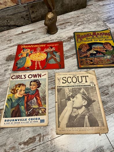 vintage book magazine