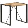 Dining Table 80x80x75 cm Rough Mango Wood Image 7