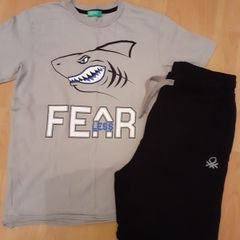 Bennetton Shorts & Tshirt Age 8-9yrs