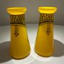Exceptional Pair of Art Deco Czech Tango Glass Vases. c.1928 to1933 Image 7