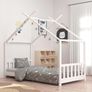 Kids Bed Frame Solid Pine Wood 70x140 cm Image 2