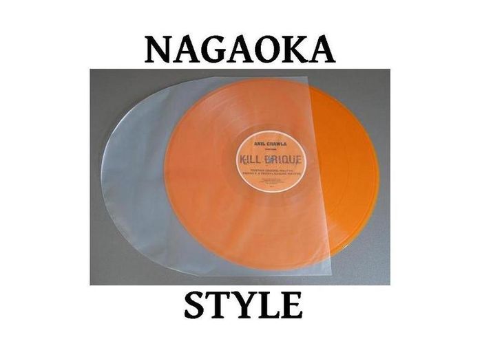 Over 10% OFF! No. 50 Pcs x 12 Inch Premium Quality ROUNDED BOTTOM Inner Sleeves - ANTI-STATIC (Nagaoka Style)