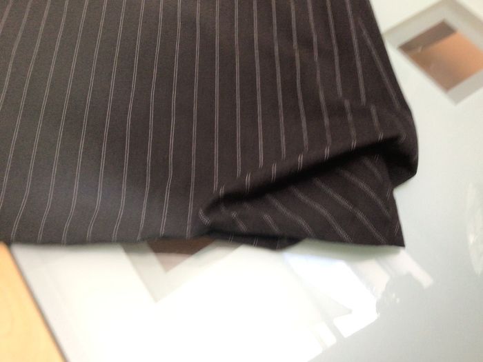 Vintage John Rocha Couture Designer Skirt Suit Dark Brown Size 10