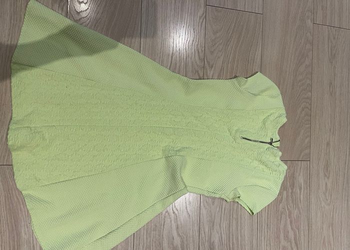 River Island - Grey/Lime dress
