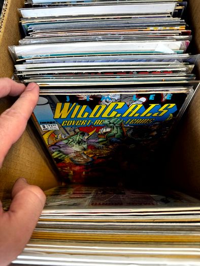 Image & Top Cow Long Comic Box w 320 comics for Sale