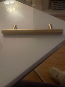 gold door handles for wardrobe or kitchen