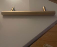 gold door handles for wardrobe or kitchen