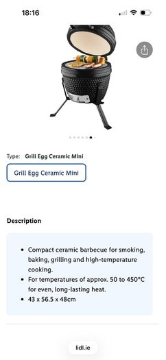 Ceramic BBQ