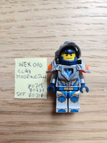 lego nex010 clay moorington, set 70315, 70321, 70317