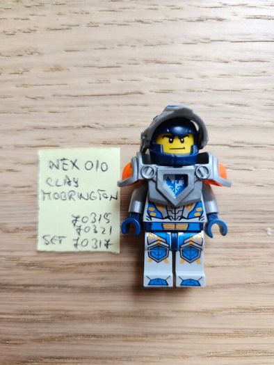 lego nex010 clay moorington, set 70315, 70321, 70317